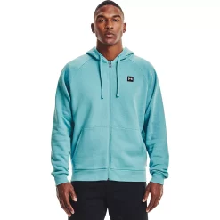 Men's Under Armour Rival Fleece Full-Zip Hoodie -Cheap Mens Casual Outdoor Clothing Store 4265910 Cosmos