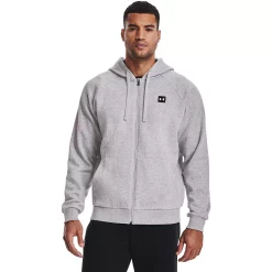 Men's Under Armour Rival Fleece Full-Zip Hoodie -Cheap Mens Casual Outdoor Clothing Store 4265910 Mod Gray Light Heather