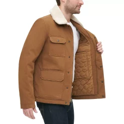 Men's Levi's Corduroy Sherpa-Collar Field Jacket -Cheap Mens Casual Outdoor Clothing Store 4309767 ALT3