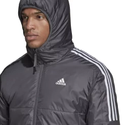 Men's adidas Core Insulated Hooded Jacket -Cheap Mens Casual Outdoor Clothing Store 4323243 ALT2