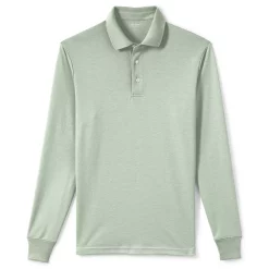 Men's Lands' End Soft Supima Polo -Cheap Mens Casual Outdoor Clothing Store 4423098 Green Lily