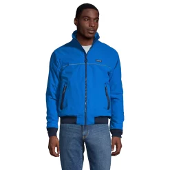 Men's Lands' End Classic Squall Jacket -Cheap Mens Casual Outdoor Clothing Store 4431047 Beacon Blue