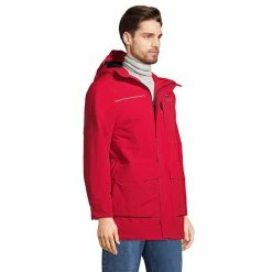 Men's Lands' End Waterproof Squall Parka -Cheap Mens Casual Outdoor Clothing Store 4432427 ALT2