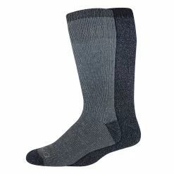 Men's Dickies 2-pack Heavyweight Charcoal-Fiber Thermal Crew Socks