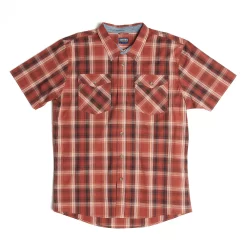 Men's Smith's Workwear Plaid Stretch Button-Down Shirt -Cheap Mens Casual Outdoor Clothing Store 4483284 ALT3