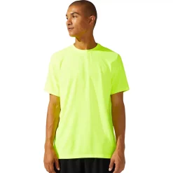Men's ASICS Ready-Set Tee -Cheap Mens Casual Outdoor Clothing Store 4535979 Safety Yellow