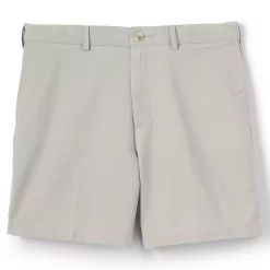 Men's Lands' End Comfort Waist 6-inch No-Iron Chino Shorts -Cheap Mens Casual Outdoor Clothing Store 4545453 Light Stone