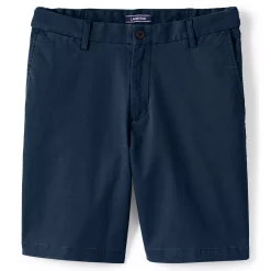 Men's Lands' End 9-inch Comfort-Waist Comfort-First Knockabout Chino Shorts -Cheap Mens Casual Outdoor Clothing Store 4546004 Radiant Navy