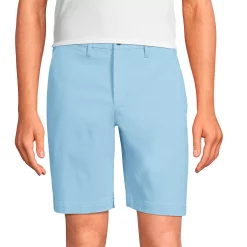 Men's Lands' End 9-inch Comfort-Waist Comfort-First Knockabout Chino Shorts -Cheap Mens Casual Outdoor Clothing Store 4546004 Soft Blue Haze