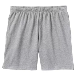 Men's Lands' End Jersey Knit Shorts -Cheap Mens Casual Outdoor Clothing Store 4548871 Gray Heather