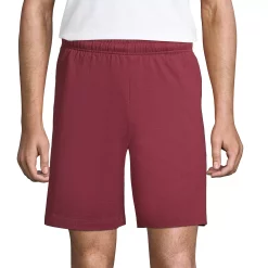 Men's Lands' End Jersey Knit Shorts -Cheap Mens Casual Outdoor Clothing Store 4548871 Rich Burgundy