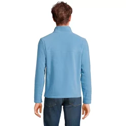 Men's Lands' End Fleece Quarter-Zip Pullover -Cheap Mens Casual Outdoor Clothing Store 4550765 ALT