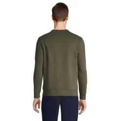 Big & Tall Lands' End Serious Sweats Crewneck Sweatshirt -Cheap Mens Casual Outdoor Clothing Store 4552010 ALT