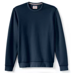 Big & Tall Lands' End Serious Sweats Crewneck Sweatshirt -Cheap Mens Casual Outdoor Clothing Store 4552010 Radiant Navy