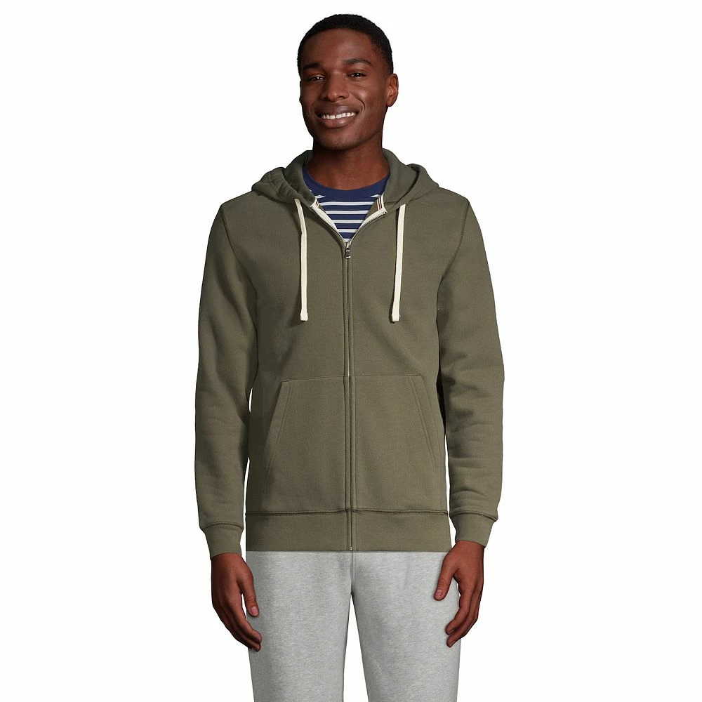 Men's Lands' End Serious Sweats Full-Zip Hoodie 10 Men's Lands' End Serious Sweats Full-Zip Hoodie - Image 8
