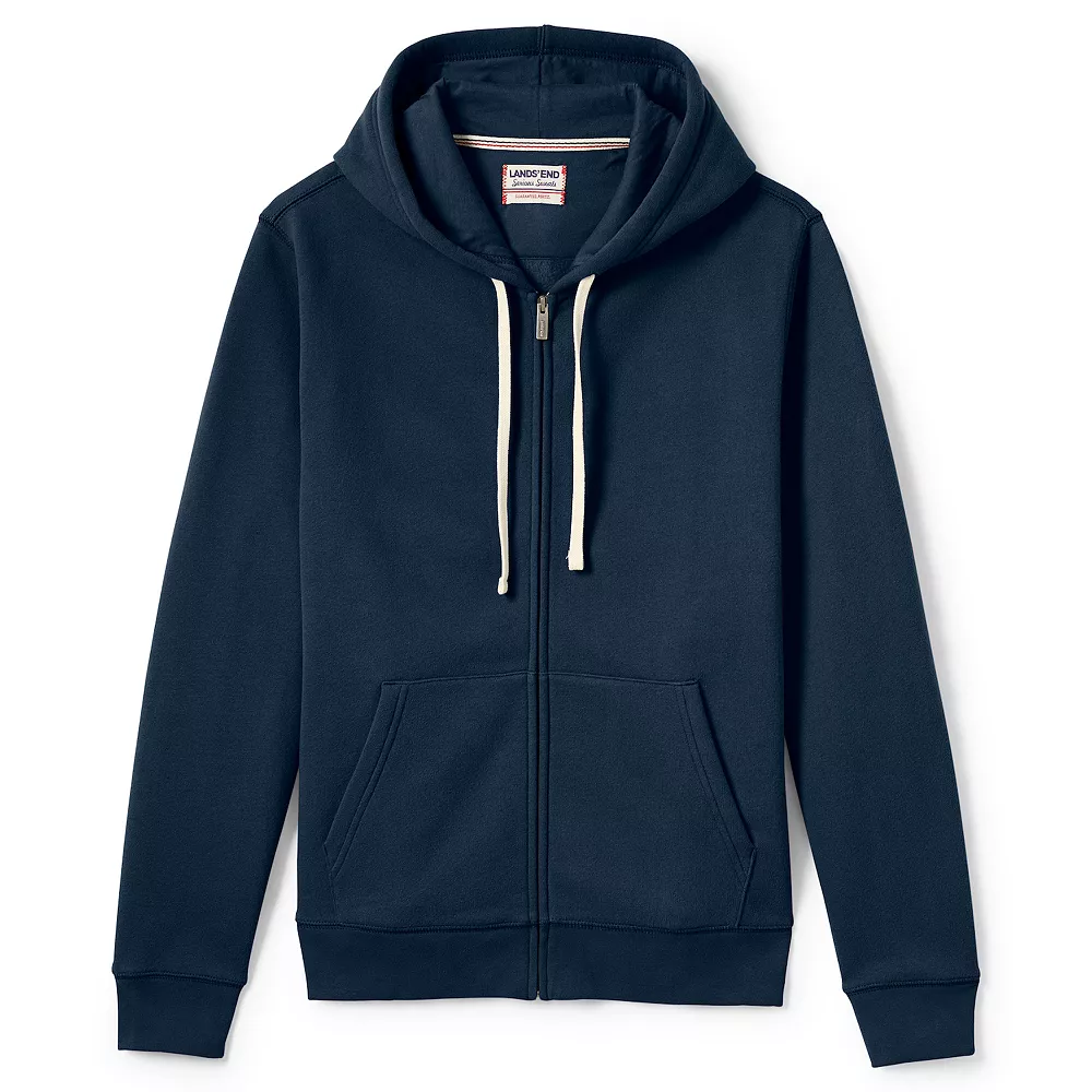Men's Lands' End Serious Sweats Full-Zip Hoodie 4 Men's Lands' End Serious Sweats Full-Zip Hoodie - Image 2