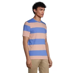 Men's Lands' End Super-T Striped Tee -Cheap Mens Casual Outdoor Clothing Store 4553951 ALT2