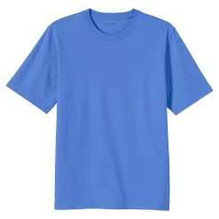 Men's Lands' End Super-T Short Sleeve T-Shirt -Cheap Mens Casual Outdoor Clothing Store 4553953 Chicory Blue
