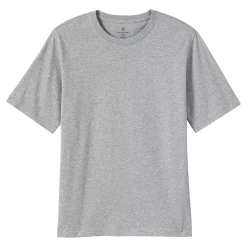 Men's Lands' End Super-T Short Sleeve T-Shirt -Cheap Mens Casual Outdoor Clothing Store 4553953 Gray Heather