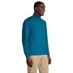 Big & Tall Lands' End Super-T Turtleneck -Cheap Mens Casual Outdoor Clothing Store 4555566 ALT2