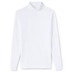 Big & Tall Lands' End Super-T Turtleneck -Cheap Mens Casual Outdoor Clothing Store 4555566 White