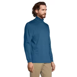 Men's Lands' End Super Soft Supima Turtleneck -Cheap Mens Casual Outdoor Clothing Store 4555798 ALT2
