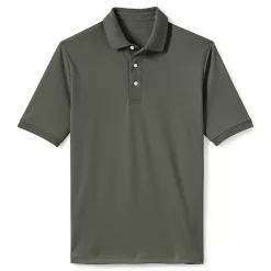 Men's Lands' End Super Soft Supima Polo -Cheap Mens Casual Outdoor Clothing Store 4560900 Dark Olive Green