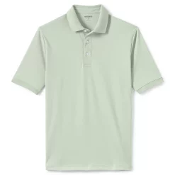 Men's Lands' End Super Soft Supima Polo -Cheap Mens Casual Outdoor Clothing Store 4560900 Green Lily