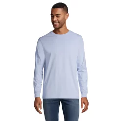 Big & Tall Lands' End Super Tee 11 Big & Tall Lands' End Super Tee -Cheap Mens Casual Outdoor Clothing Store 4561336 Soft Blue Haze