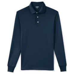 Big & Tall Lands' End Super Soft Supima Polo -Cheap Mens Casual Outdoor Clothing Store 4561431 Radiant Navy