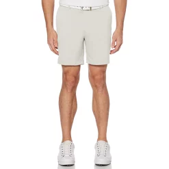 Men's Grand Slam DriFlow Active Waistband 7-inch Flat-Front Golf Shorts -Cheap Mens Casual Outdoor Clothing Store 4575509 Khaki