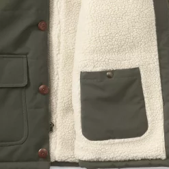 Men's Lands' End Sherpa Lined Barn Coat -Cheap Mens Casual Outdoor Clothing Store 4614977 ALT2