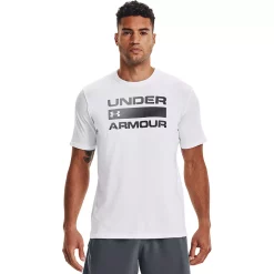Men's Under Armour Team Issue Logo Tee -Cheap Mens Casual Outdoor Clothing Store 4659308 White