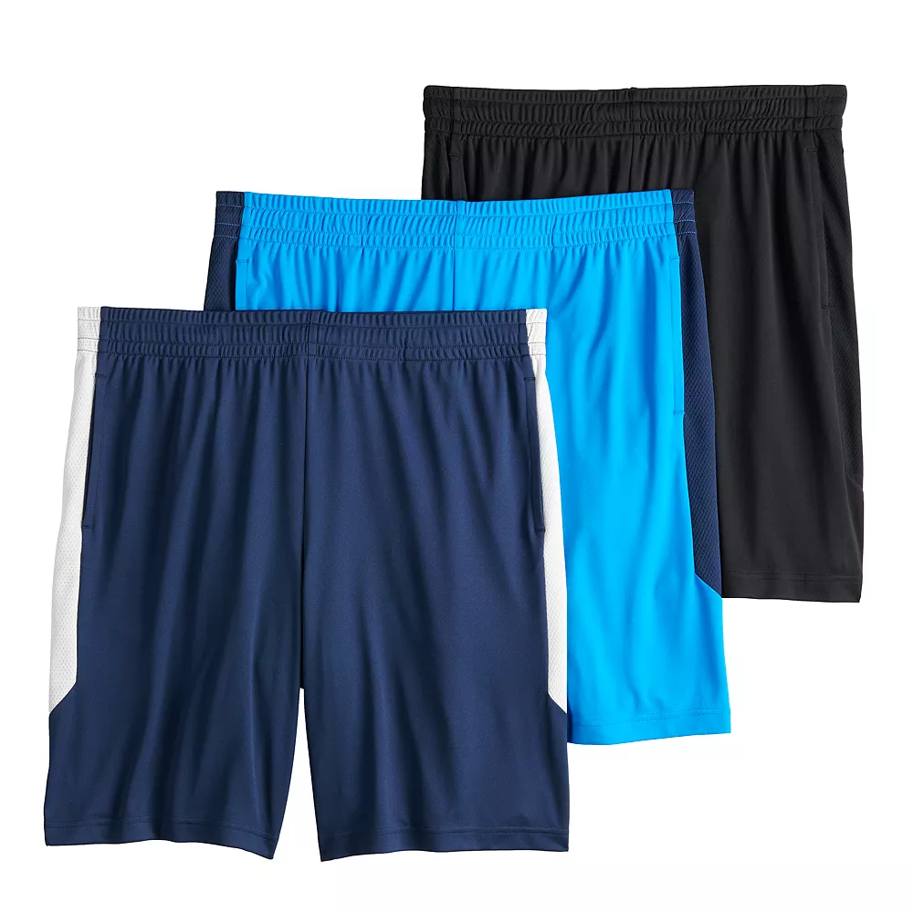 Big & Tall Tek Gear® 3-Pack Dry Tek Shorts 3 Big & Tall Tek Gear® 3-Pack Dry Tek Shorts