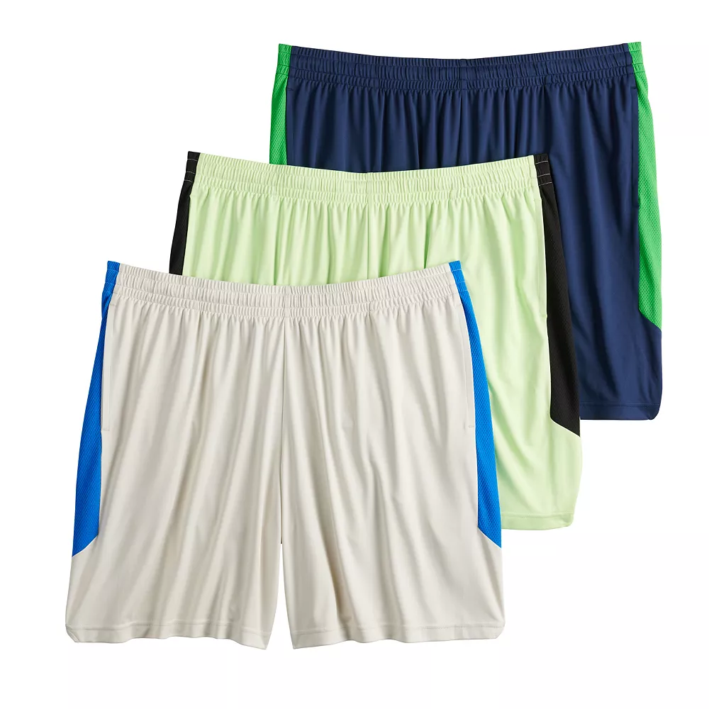 Big & Tall Tek Gear® 3-Pack Dry Tek Shorts 8 Big & Tall Tek Gear® 3-Pack Dry Tek Shorts - Image 6
