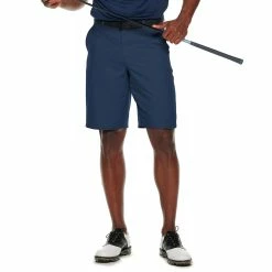 Men's Tek Gear® Solid Flat-Front Performance Golf Shorts -Cheap Mens Casual Outdoor Clothing Store 4826633 Navy Romance