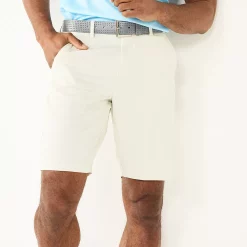 Men's Tek Gear® Solid Flat-Front Performance Golf Shorts -Cheap Mens Casual Outdoor Clothing Store 4826633 Silver Birch