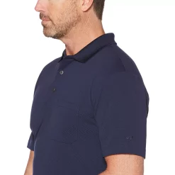 Men's Grand Slam Off Course Regular-Fit Textured Pocket Golf Polo -Cheap Mens Casual Outdoor Clothing Store 4838738 ALT2