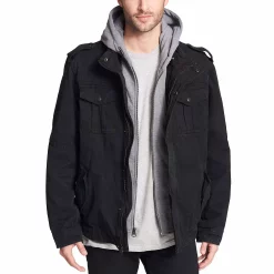 Men's Levi's® Washed Cotton Quilt-Lined Hooded Trucker Jacket -Cheap Mens Casual Outdoor Clothing Store 4913812 ALT3