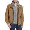 Men's Levi's® Washed Cotton Quilt-Lined Hooded Trucker Jacket 1 Men's Levi's® Washed Cotton Quilt-Lined Hooded Trucker Jacket -Cheap Mens Casual Outdoor Clothing Store 4913812 Brown