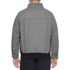 Big & Tall Dockers® Wool-Blend Stand-Collar Bomber Jacket -Cheap Mens Casual Outdoor Clothing Store 4925861 ALT