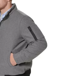 Big & Tall Dockers® Wool-Blend Stand-Collar Bomber Jacket -Cheap Mens Casual Outdoor Clothing Store 4925861 ALT3