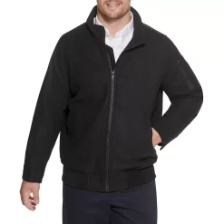 Big & Tall Dockers® Wool-Blend Stand-Collar Bomber Jacket -Cheap Mens Casual Outdoor Clothing Store 4925861 Black