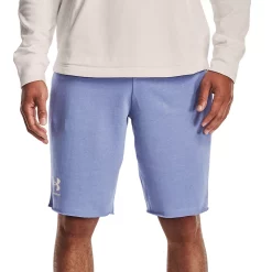 Men's Under Armour Rival French-Terry Shorts -Cheap Mens Casual Outdoor Clothing Store 4931846 Washed Blue