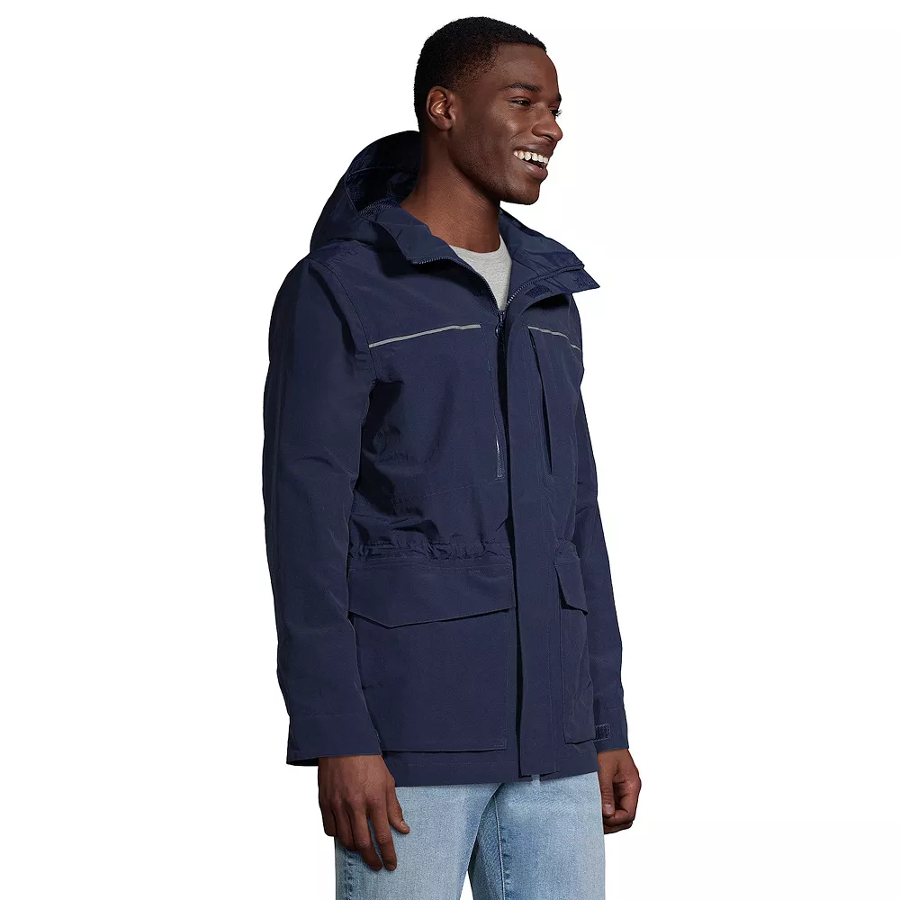 Men's Lands' End Lightweight Squall Parka 3 Men's Lands' End Lightweight Squall Parka