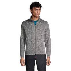 Men's Lands' End Sweater Fleece Jacket 12 Men's Lands' End Sweater Fleece Jacket -Cheap Mens Casual Outdoor Clothing Store 4941422 Arctic Gray