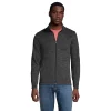 Men's Lands' End Sweater Fleece Jacket -Cheap Mens Casual Outdoor Clothing Store 4941422 Charcoal