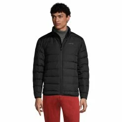 Men's Lands' End 600 Down Jacket -Cheap Mens Casual Outdoor Clothing Store 4941433 Black