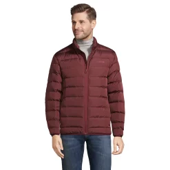 Men's Lands' End 600 Down Jacket -Cheap Mens Casual Outdoor Clothing Store 4941433 Rich Burgundy