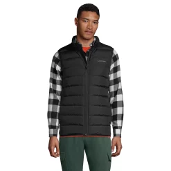 Men's Lands' End 600 Down Vest -Cheap Mens Casual Outdoor Clothing Store 4941436 Black